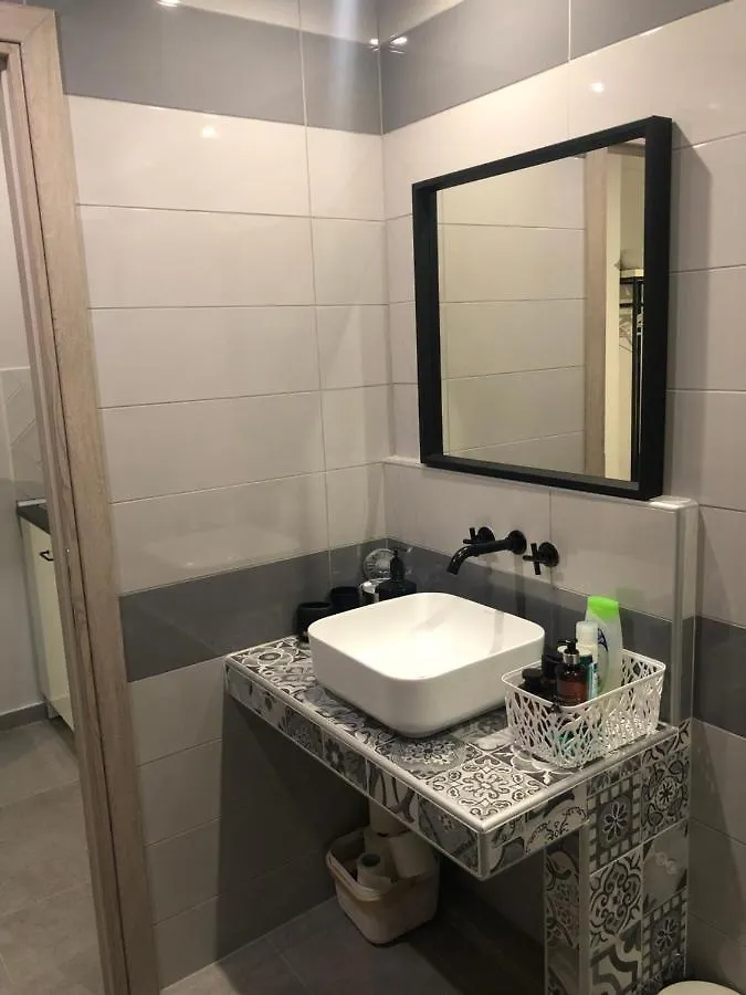 Apartment Black In Square Flats Pefkochori